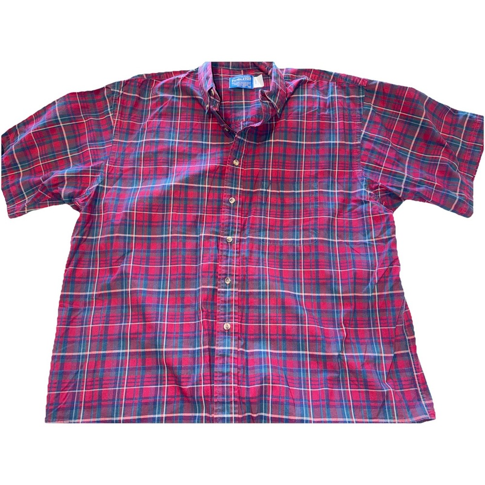 PENDELTON  Mens Multicolor Short Sleeve Shirt Size XL